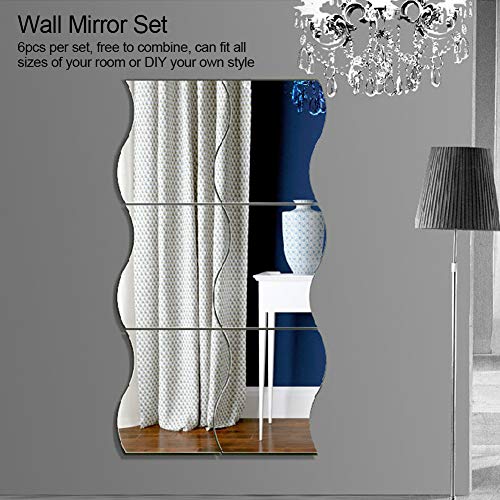 Bicaquu Bathroom Decor Combination Wall Mirror Set, Wall Mirror, Household for Home Decor, Defult, default - Image 3