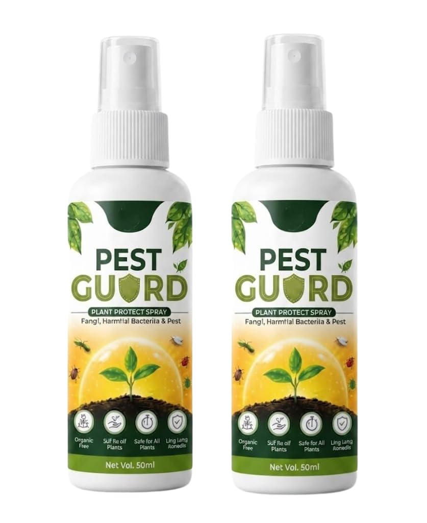 Pest Guard Plant Protect Spray 50ml | Ready-to-Use Plant Protection Spray for Indoor & Outdoor Plants | Easy Application Formula for Home Gardens, Houseplants & Decorative Plants | (Pack of 2)-picture-13