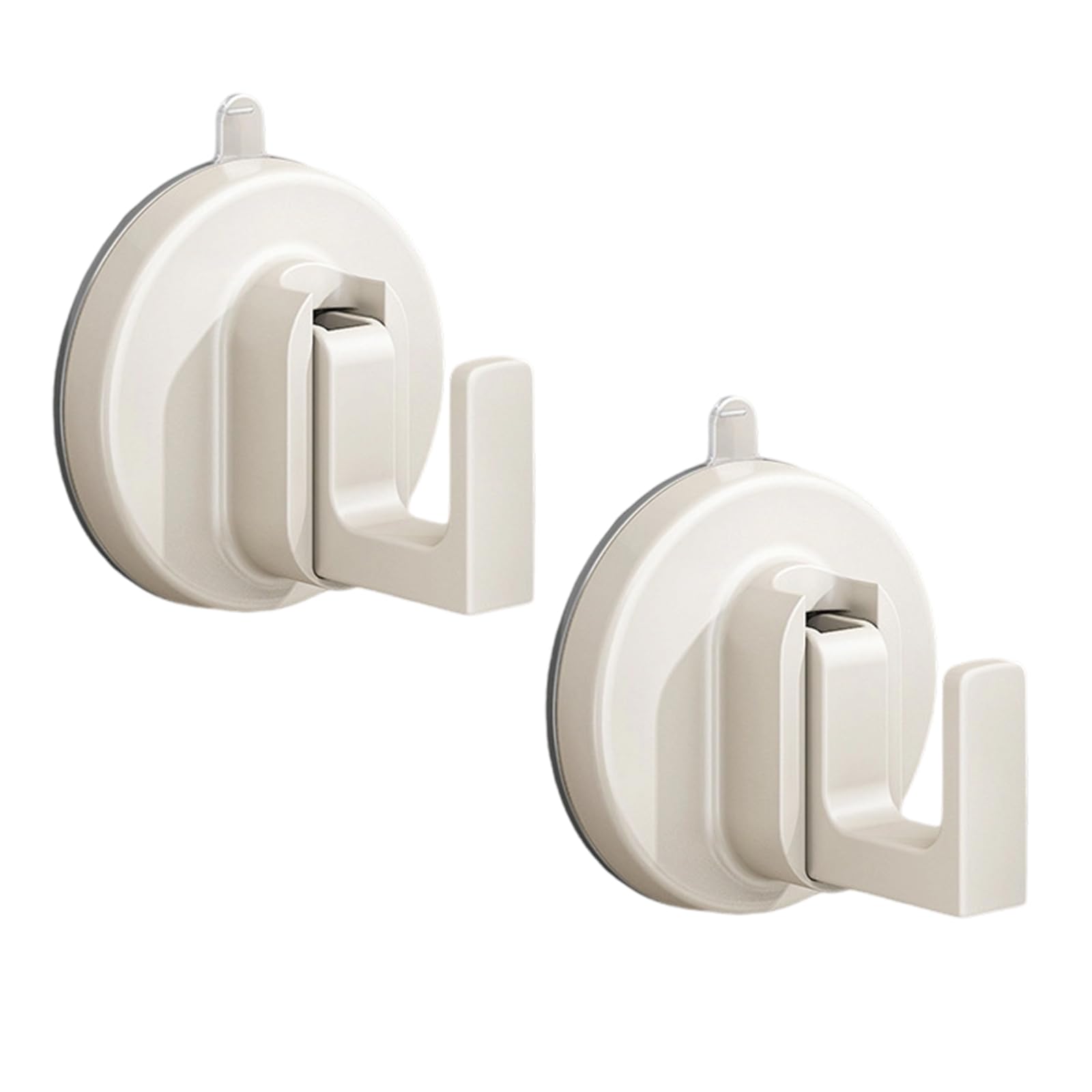 carotoe Rustproof Aluminum Hooks with 2Pcs Heavy Duty Bathroom Kitchen Wall Hooks for Heavy Duty Suction Cup