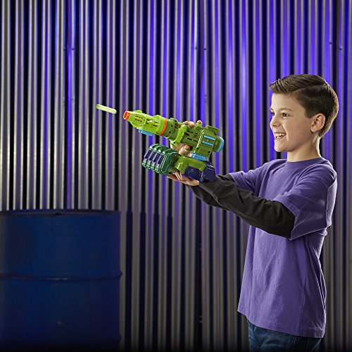 Lançador de Dardo Nerf Marvel Vingadores Guerra Infinita Tecnologia Assembler Gear Hul Hasbro Verde
