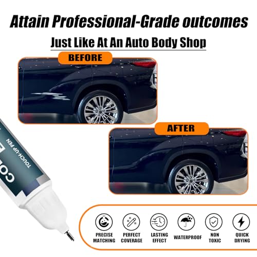 Image of 8S6 Dark /Nautical Blue Metallic Touch Up Paint for Toyota, Car Paint Pen Scratch Repair Two-In-One Touch Up Paint, Premium Car Scratch Remover for Deep Scratches