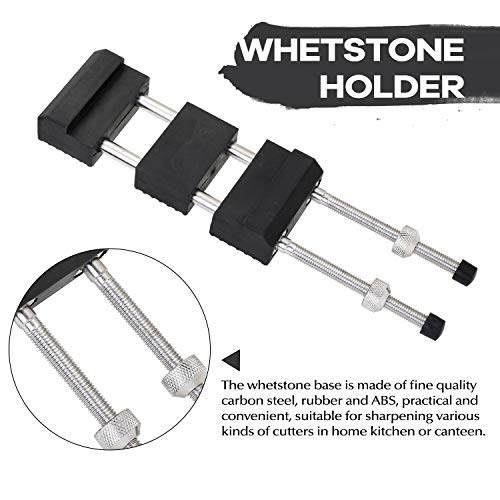 KKmoon Suporte de pedra de afiar Suporte de pedra de amolar Grindstone de amolar Base de fixação Sup