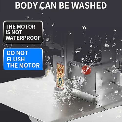 Máquina elétrica de serra óssea de 1500 W, serra de mesa de bancada de 49 x 39 cm, altura de corte d