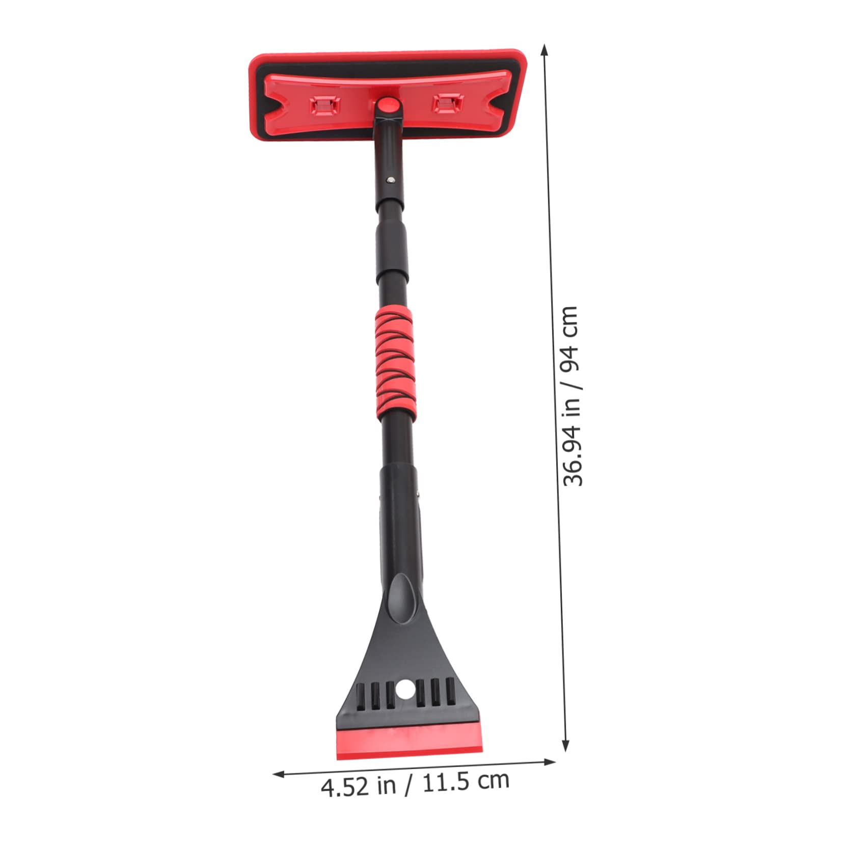 INOOMP 1ensemble Grattoir à Neige Extensible pour Voiture avec Brosse à Neige Eva Outil De Déneigement Pratique Et pour Nettoyer Pare-Brise Hiver