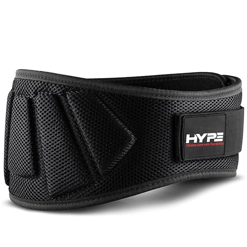 Ceinture fitness en EVA noire 7mm avec support lombaire large de 4 pouces
