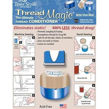 Combo de condicionador Thread Magic Thread, transparente