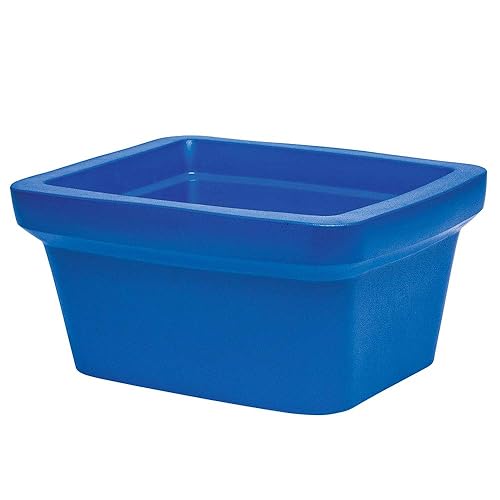 Vista 22 de Bandeja de hielo azul extra pequeña – Soporte para hielo de 1 litro – Recipiente de hielo apilable, ligero y a prueba de fugas – Contenedores