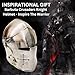 ALADEAN Medieval Barbuta Visored Warrior Headgear - Knight Armory 18g Mild Steel Armour Helmet LARP Cosplay Costume Halloween Props (Polished Barbuta Helmet)