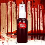 4inLoveMe 2oz Fake Blood Spray for Halloween Vampire Blood Makeup, Anime Cosplay, Special Effects Makeup, and More - Vegan, Cruelty-Free, Paraben-Free