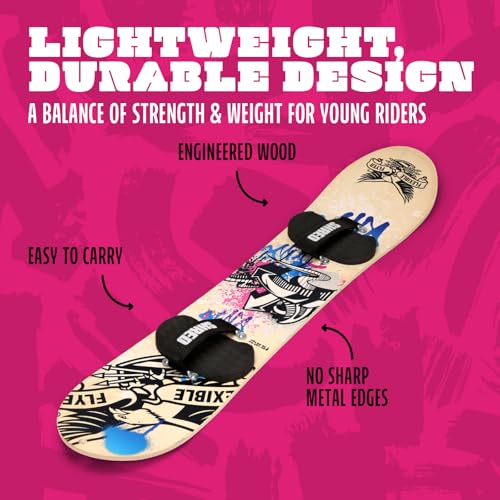 Flexible Flyer Wood Kids Snowboard