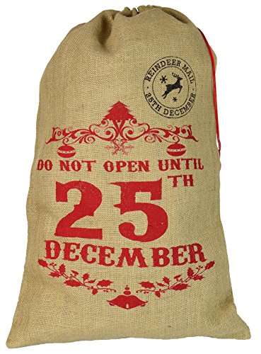 Regali Di Natale In Inglese.Delivered By Reindeer Mail 25th December Lingua Inglese Per Regali Di Natale Sacco Di Iuta Nicola Spring Odontotal Com Uy