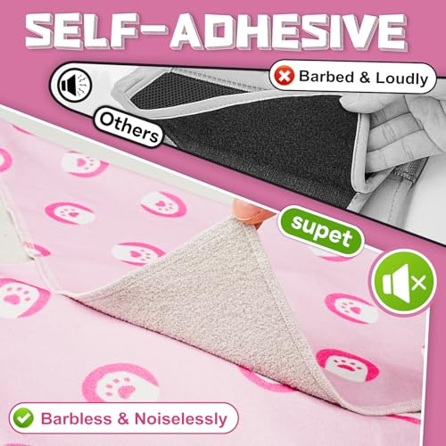 Image of Supet Cat Wrap for Cutting Nails, Self-Adhesive Grooming Wrap, Anti-Scratch Cat Swaddle for Grooming, Ideal for Medicine, Nail Clipping, Teeth Brushing, Ear Cleaning