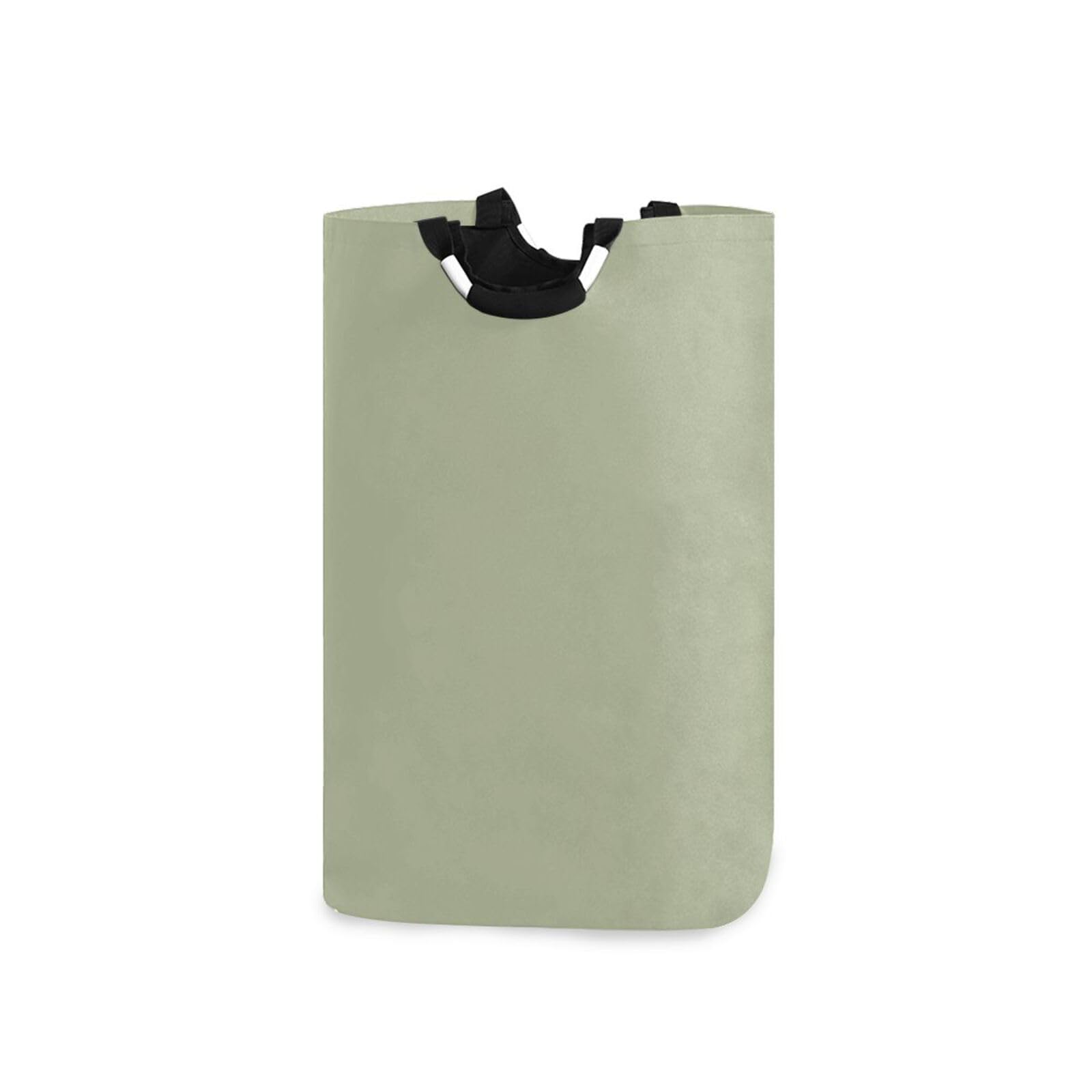 Ttgoth A Sage Green Laundry Basket Large Collapsible Laundry Hamper With Handles Foldable Washing Basket Clothes Organizer Bin For Bedroom, Dorms, Bathroom