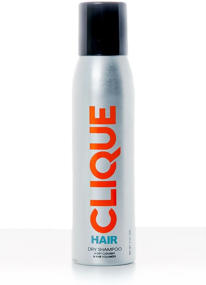 Dry-Shampoo, Hair Cleanser & Volumizer, Waterless Shampoo, Spray, by Clique Hair.