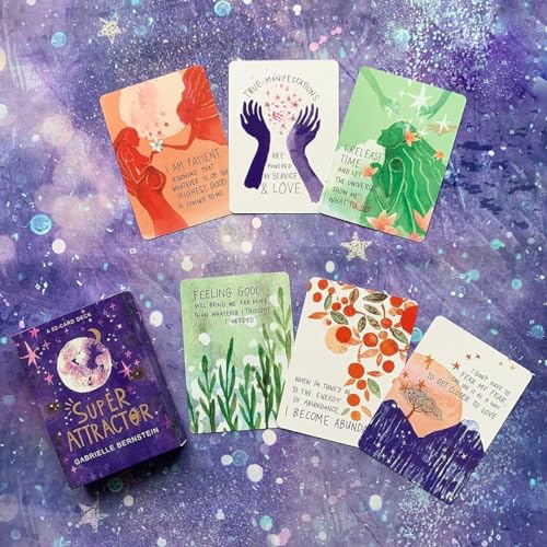 Image of DUNGRANI ENTERPRISE Tarot Cards 52 Pieces Super Attractor Tarot Cards Decks for Beginners, Classic Traditional Standard Tarot Deck Fortune Telling Game Divination Toolsfor for Adults (Super Attractor)