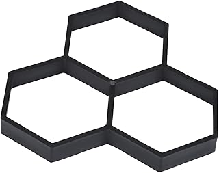 Yardwe 1Pc Molde De Pavimentação DIY Decoração De Pedra Decoração Ao Ar Livre Molde De Pavimento De Cimento De Plástico Molde De Piso De Cimento Moldes De Concreto Para Molde De Piso De