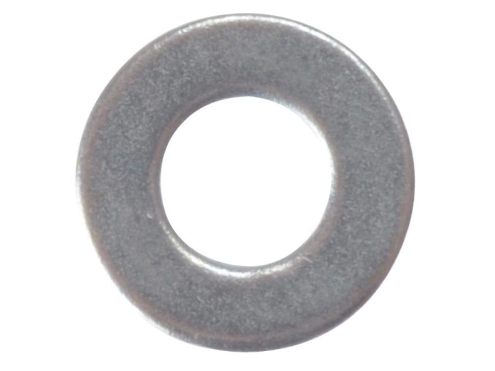 Forgefix White 100Wash4 Flat Washer Form B Zp M4 Bag 100