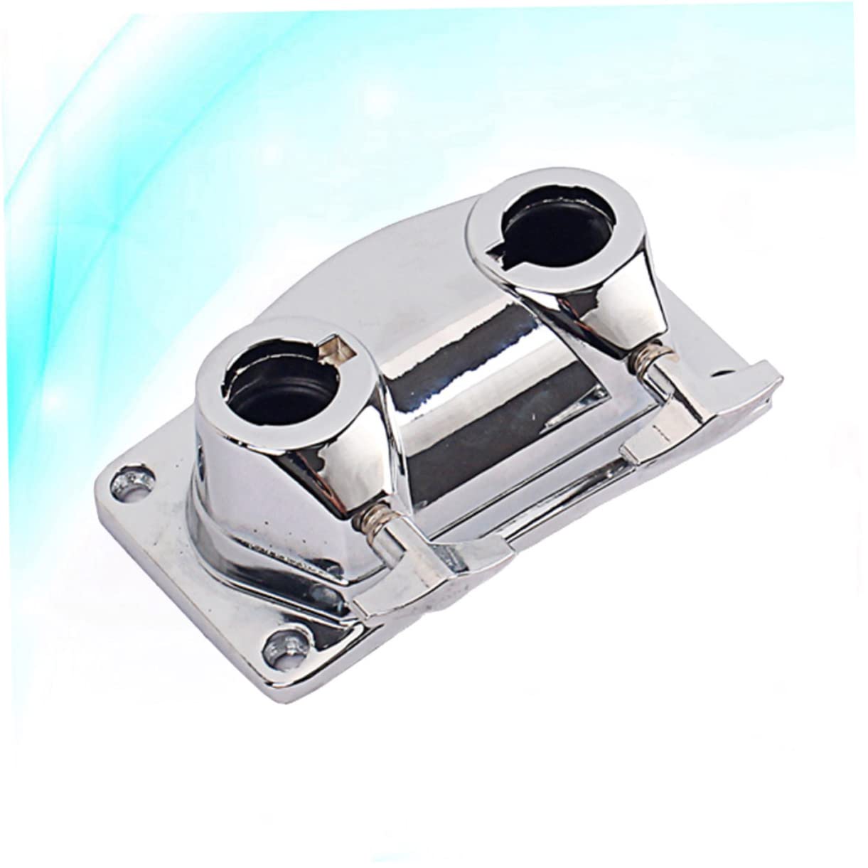 Abaodam Support De Batterie Métal à Double Trou Fixation Pour Tambour Et Cymbale Accessoire Percussion Léger Et Robuste Pour Kit De Batterie