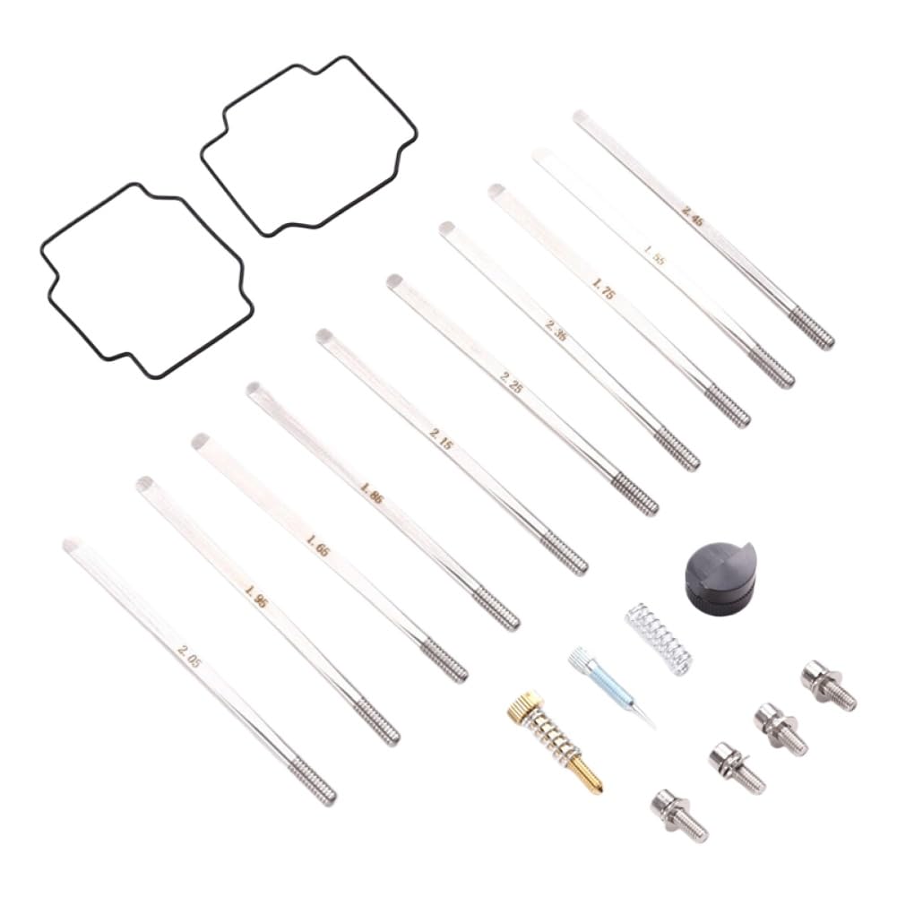 Kit de réparation de carburateur de moto, aiguille de carburateur, rapport de mélange de ralenti, vis de réglage pour carburateur 2 temps