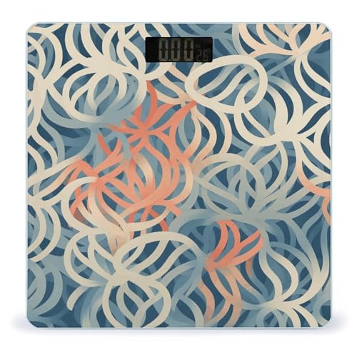 Báscula Digital de Baño con Patrones Coral Smart miniatura 1