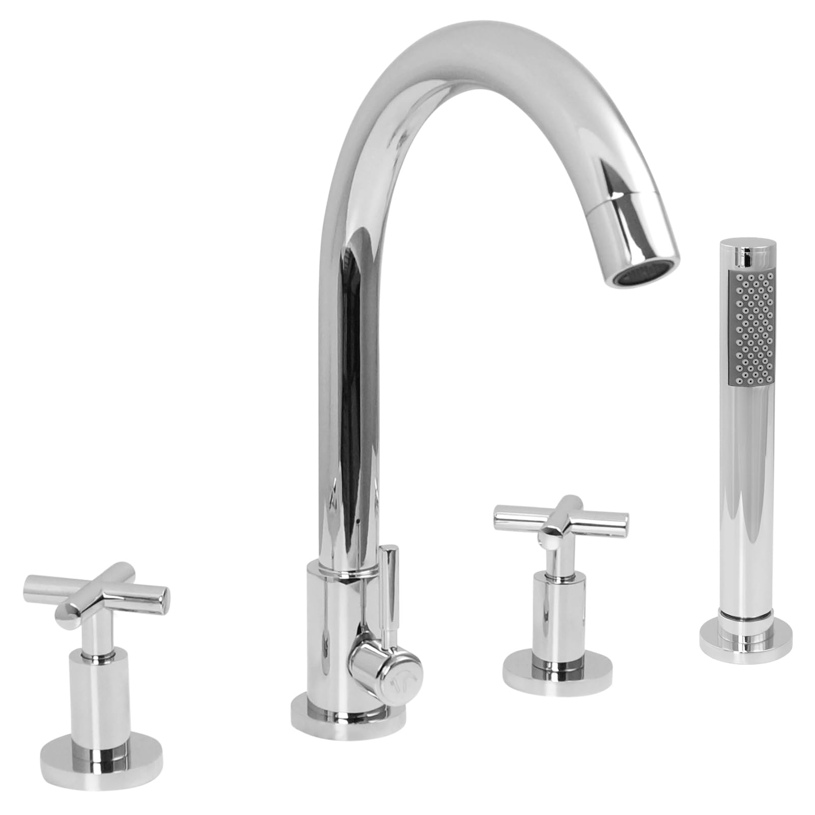4-Loch Wannenrandarmatur WRA-03 Zweigriffmischer Badewanne