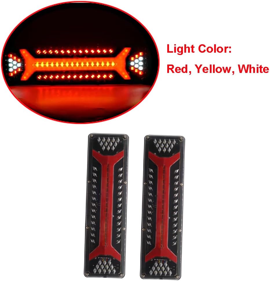 LED Trailer Light, LED Reverse Light, Trailer Light, Rear Tail Light, Suitable for Most 24V Vehicles, Including Trucks, Trailers, Semi-Trailers, Travel Trailers, Dump Trucks and etc.