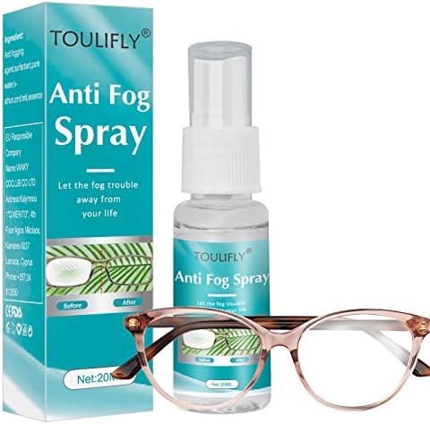 Antifog Spray,Spray Antiappannamento,Spray Antiappannamento Occhiali,Spray  Anti Appannamento Occhiali da Vista,per Occhiali Lens,Occhiali,Maschere Sci,Occhiali  da Sole,20ml : Amazon.it: Salute e cura della persona