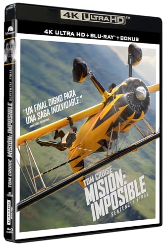 Mision Imposible 8: Sentencia Final (Mission: Impossible - The Final Reckoning) (4K UHD + Blu-ray +...