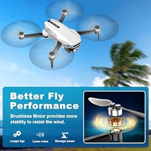 Foldable 2K HD GPS Drone with carrying case displayed for easy portability.