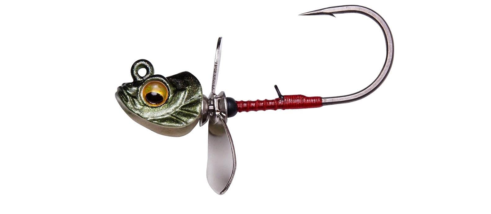 Amazon | Megabass オカシラ スクリューヘッド 1/16オンス 3/0フック