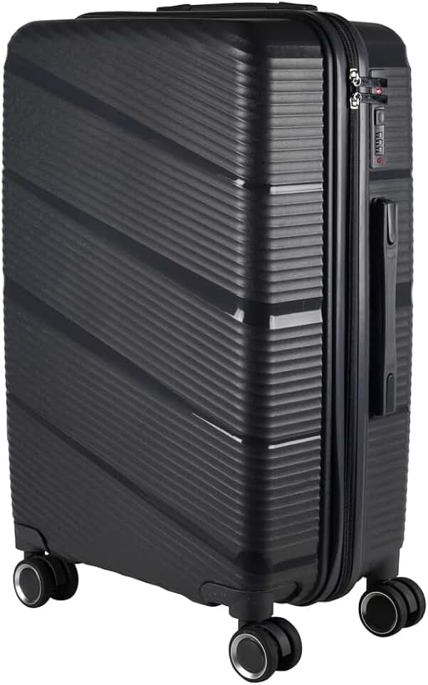 Mala de Viagem Media 23kg em Polipropileno 4 rodas 360 - AeroMalas Dublin (Grafite)