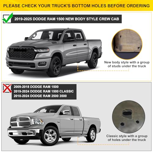 Estribos laterales para Dodge Ram 1500 Crew Cab 2019-2026 miniatura 2