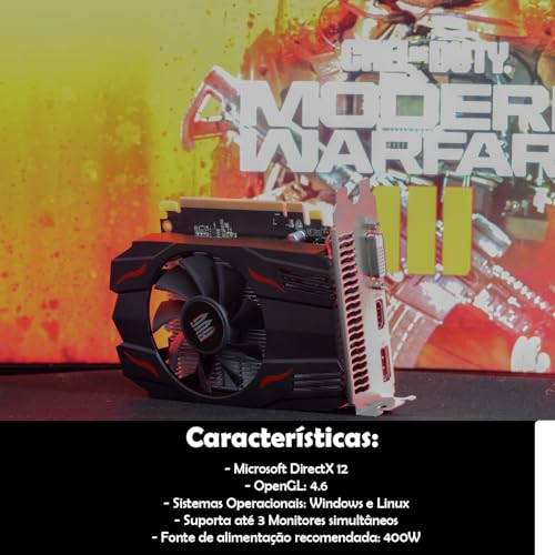 Placa De Vídeo Rx 550 4gb Amd Radeon Gddr5 Pcie 8x 128bit