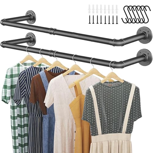 WZPFFR Wall Mounted Clothes Rack of 2?31.5