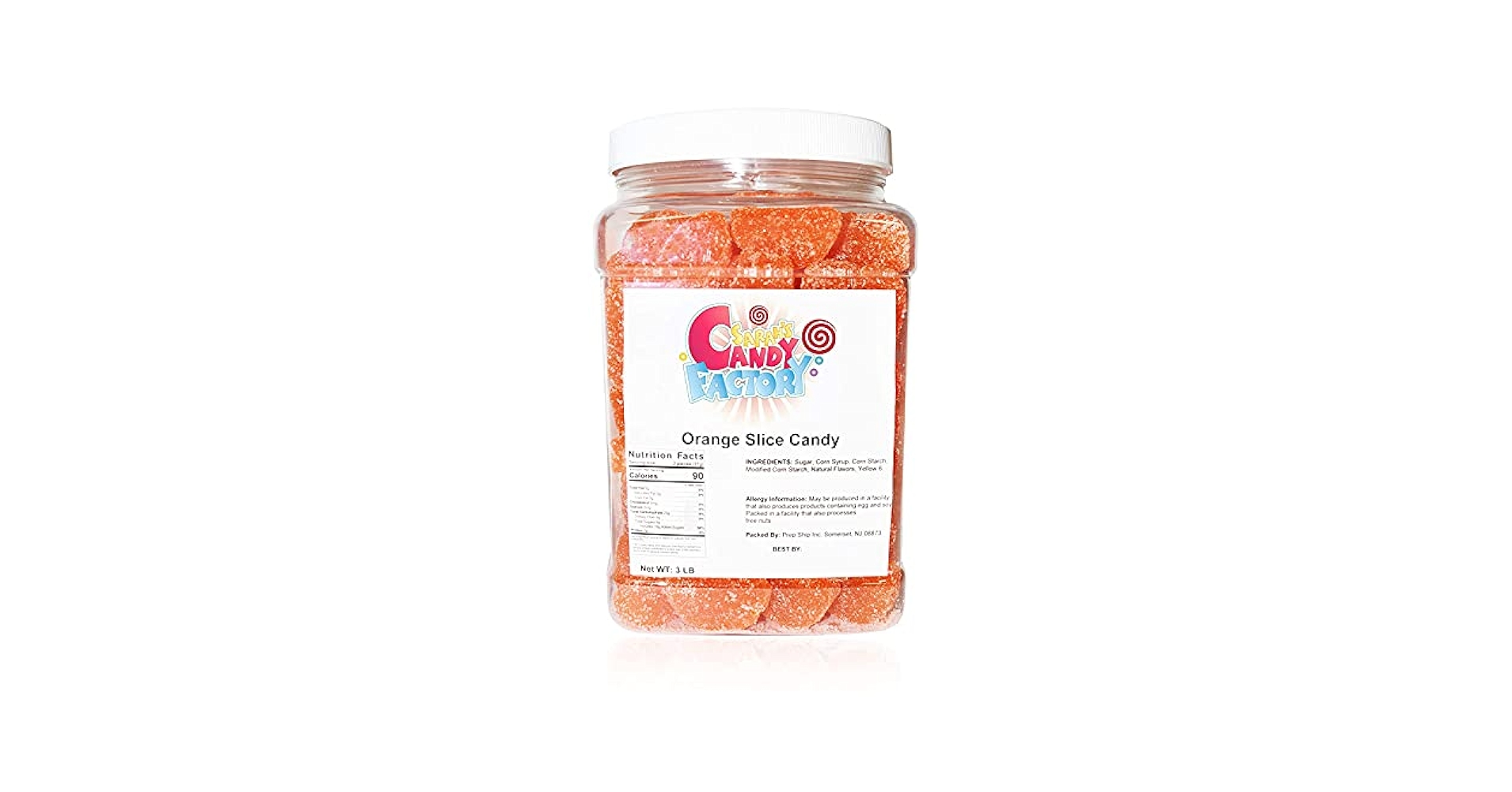 Amazon.com : Sarah's Candy Factory Orange Slice Candy (3 Lbs