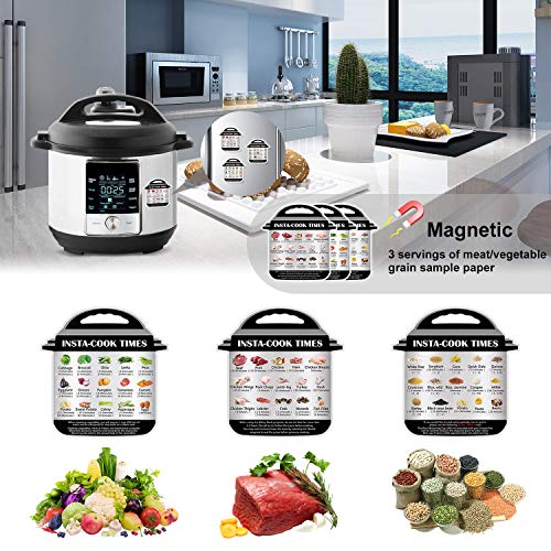 PentaQ 24 Pieces Instant Pot Accessories Kit for 8 Quart Instapot, Pressure Cooker Accessory Set Compatible with 6 Quart, 2 Egg Rack, 2 Silicone Oven Mitt