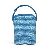 Built Bottle Buddy Two Bottle Tote, In Dribble Dots Blue