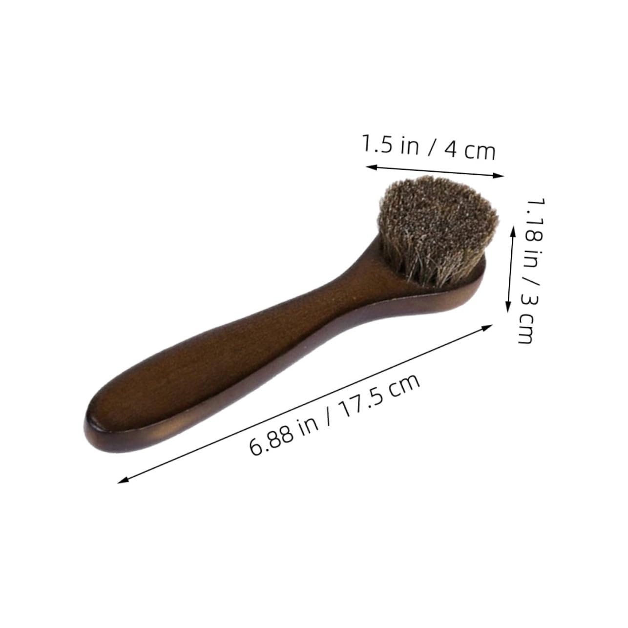 Homoyoyo 5 Set Spazzola in Setola Per Scarpe in Pelle Bianco Pulisci Stivali Spazzola Per Scarpe A Doppia Faccia Spazzola Per Camoscio Per Scarpe Macchia Scarpa Pulita Criniera 2 Pezzi * 5
