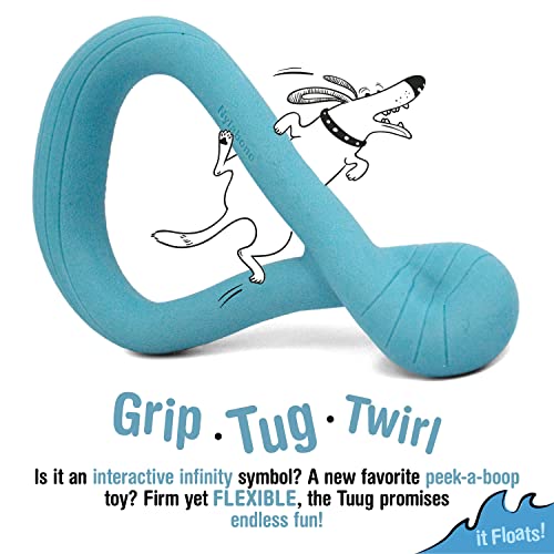 Nylabone Tuug Interactive Dog Toy for Dog Enrichment - Firm Yet Flexible Dog Tug Toy for Creative Play & Dog Exercise - Play Toy Not Intended for Chewing