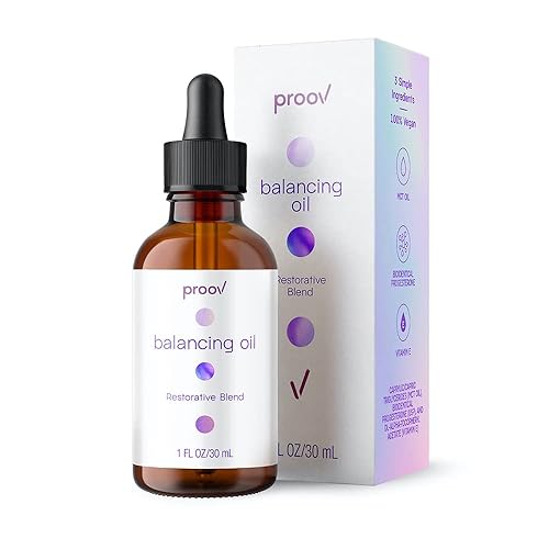 Proov Aceite equilibrante para rostro y cuerpo con 2500 mg de progesterona natural bio-idéntica USP, aceite MCT y aceite de vitamina E, cuidado de disponible en Yaxa Mexico