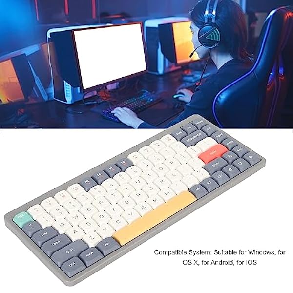 Toetsenbord 5.0 21 Backlight 2.4G Draadloze 84 Toetsen Bedrade Type C Draadloze Mechanische Toetsenbord voor IOS voor OS X