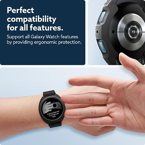 Image of CASEOLOGY by Spigen Caseology Vault for Samsung Galaxy Watch 6 44mm Case -Matte Black