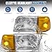 Headlight Assembly With Corner Light Kit Compatible with Ford Ranger 1993-1997, OE-Style Halogen Headlamp Replacement for FO2503115, FO2502119, FO2503173, FO2502173, 4Pcs Pair Set without Bulb