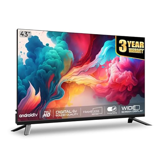 IBELL 109 cm (43 Inches) Smart Full HD LED TV, Android 9.0, Wide Screen (LES435SE, Black)