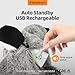 ipawspace Interactive Flapping Bird Cat Toy with Catnip, Musical Sound (can Turn Off), Satisfy Cat's Natural Huting Instinct, Soft Plush Washable Cover, Moving Toy for All Breeds Cats(Gray)