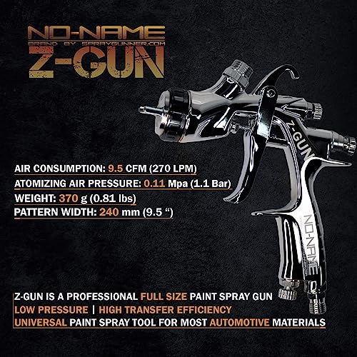 Image of Automotive Spray Gun with Adapter Z-Gun by NO-NAME Brand Z-Gun Clear (1.3mm)