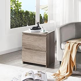 Topeakmart Lift Top Coffee Table with 2PCS End Table, 3 Piece Living Room Table Set, Side Tables with 2 Drawers, Rustic… 51h0SZwSDQL. SS280