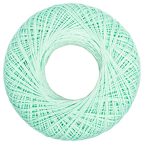 Image of Coats Crochet Aunt Lydia's Crochet, Cotton Classic Size 10, Mint Green