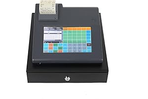 Cash Register for Small Businesses with Receipts and Merchant Touch Screen