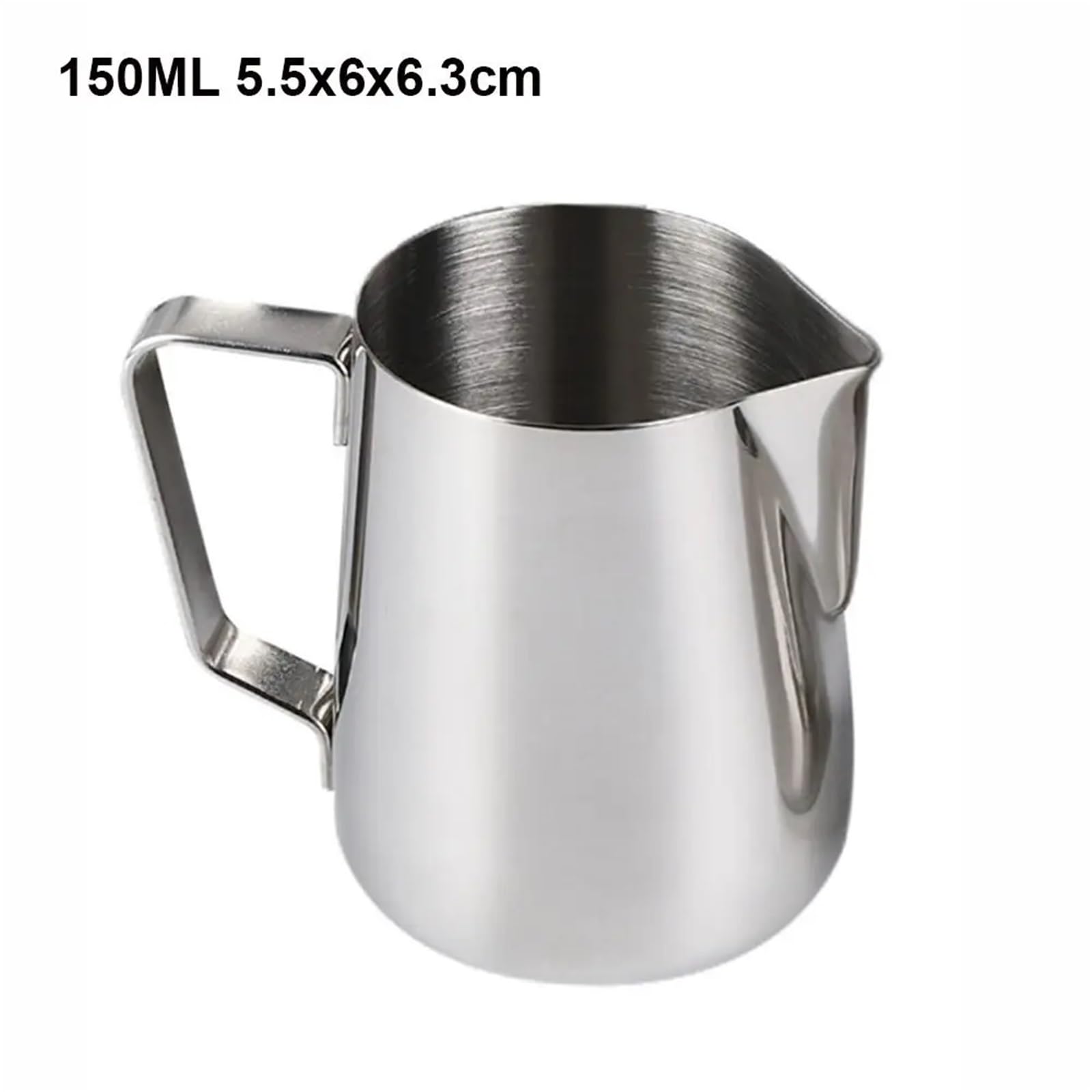 Brocca schiumalatte in acciaio inox per barista, tazza per crema al vapore, perfetta per latte macchiato e cappuccino, resistente e facile da pulire, ideale per uso domestico e bar